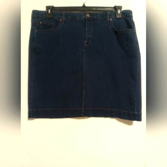 Jean Mini Plus Skirt / Size 18W - Picture 1 of 5